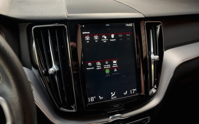 Volvo XC 60 cena 105800 przebieg: 181000, rok produkcji 2018 z Polanów małe 631
